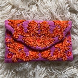 Colorful Moyna Beaded Clutch
